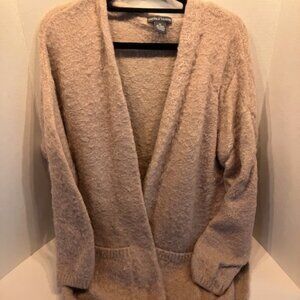 Warm, Fuzzy, Open Front Cardigan